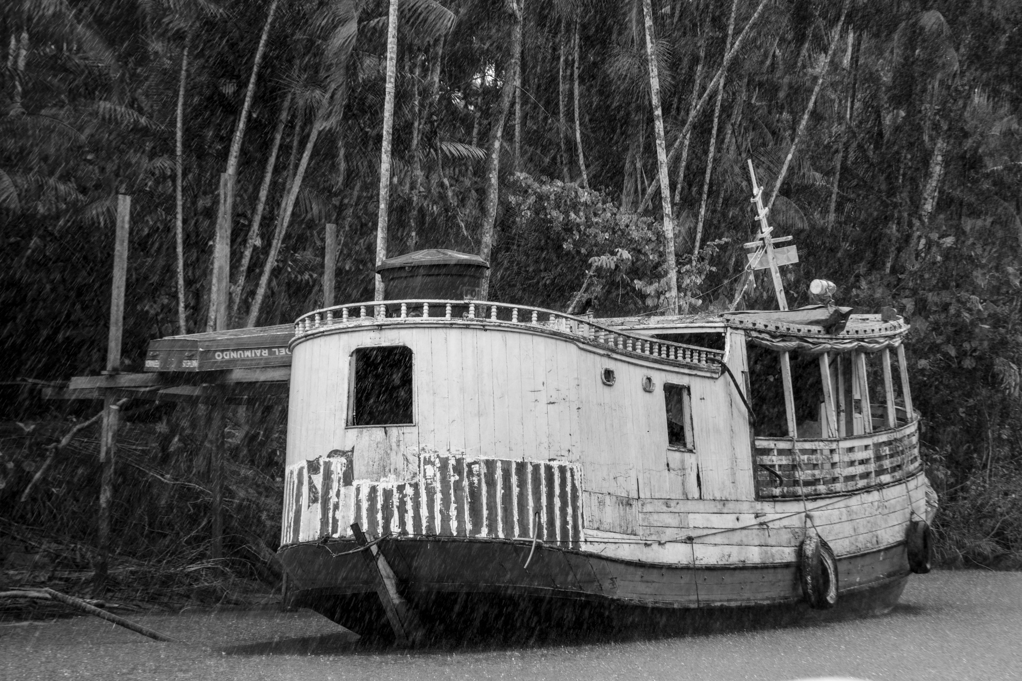 Barco na chuva
