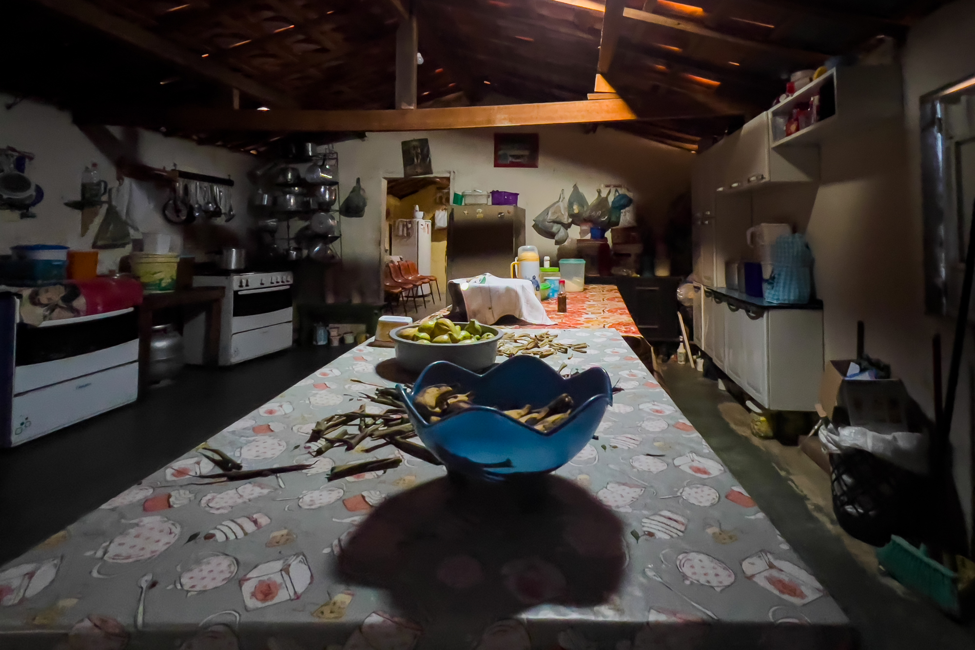Interior da casa da Benzedeira